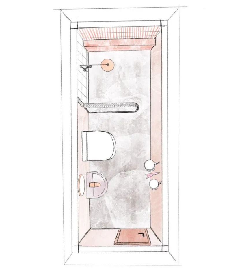 Small bathroom layout