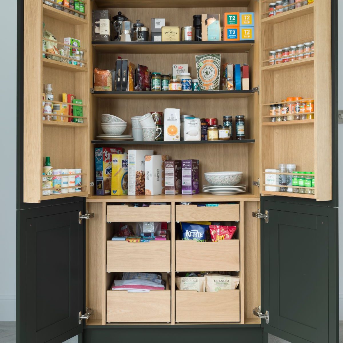 Laura Ashley Helmsley Kitchen - Pantry Cabinets