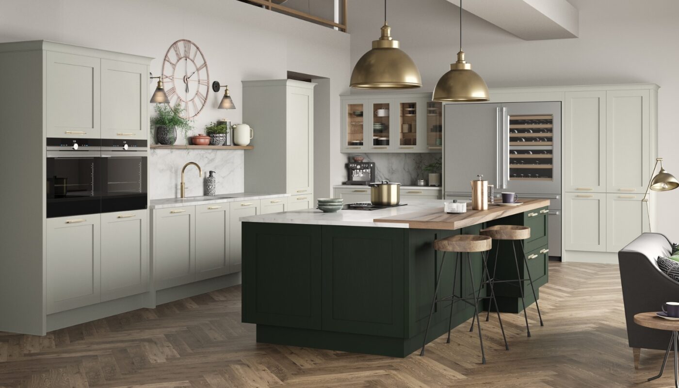 Sterling Painted British Racing Green and Limestone Sterling Painted British Racing Green and Limestone