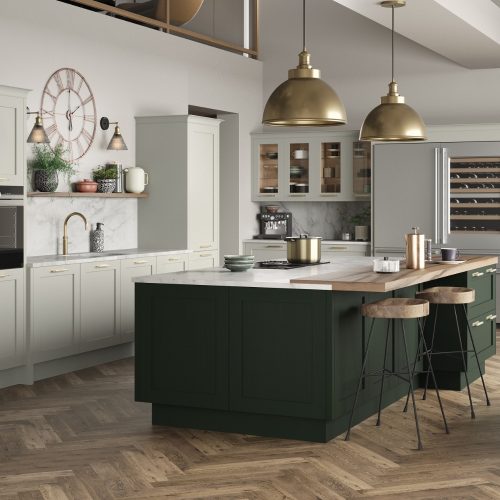 Sterling Painted British Racing Green and Limestone Sterling Painted British Racing Green and Limestone