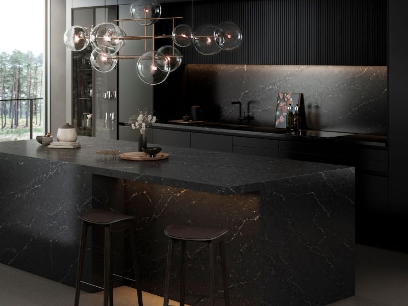 Kitchen quartz worktop Kitchen quartz worktop