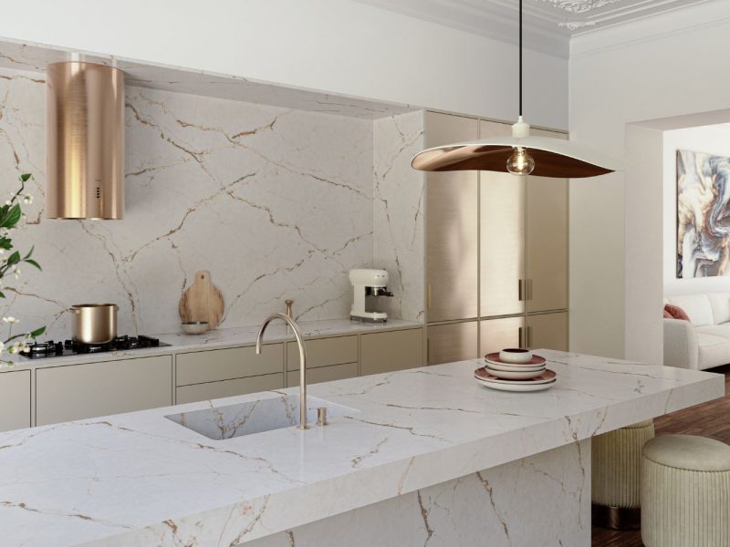 Kitchen quartz worktop Kitchen quartz worktop